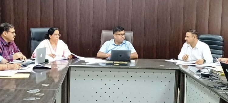DC reviews implementation of HADP in Samba District