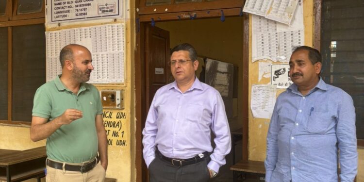 Lok Sabha Elections 2024 R&R Commissioner reviews arrangements at Special Polling Station