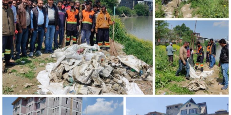 SMC undertakes Cleanliness Campaign in Zone South, Ward No. 30 of Srinagar