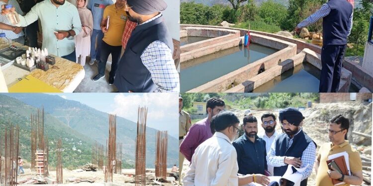 DC Doda inspects water treatment facility at Beoli Filtration Plant