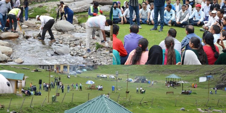 Bhaderwah: Cleanliness drive conducted at Jai Valley, Guldanda and Padhri areas