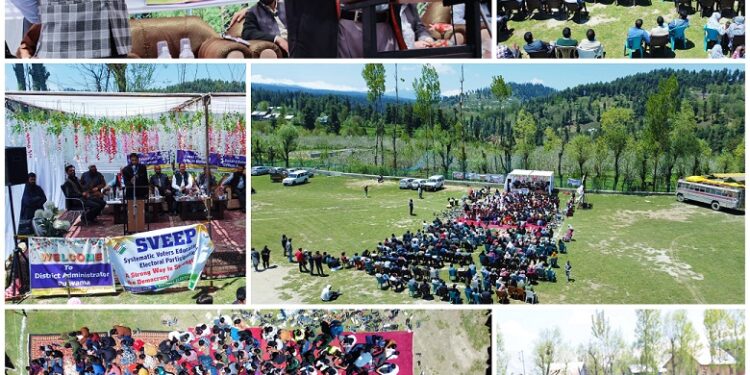 Lok Sabha Elections-2024 Mega SVEEP programme engages Pulwama Youth in Democratic Participation
