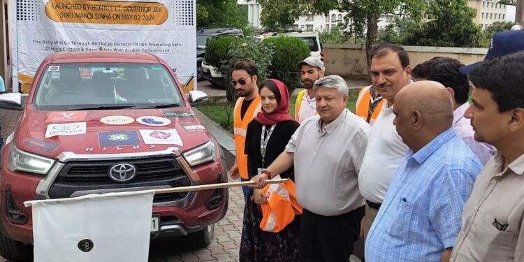 Mission Save Lives Road Safety Rally reaches district Reasi