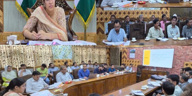 DC reviews functioning of Education department in Kupwara