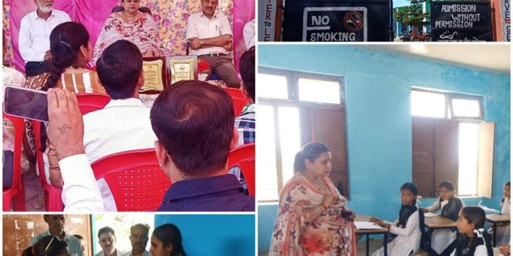 Education Department’s Team inspects schools across different zones of Udhampur District