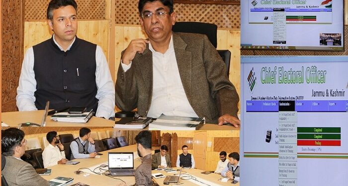 Lok Sabha Elections 2024 Final Randomization for allotment of Polling Stations to Poll Staff & Micro Observers held for Srinagar PC