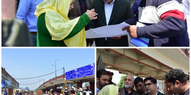 CEO SSCL inspects Jehangir Chowk Junction Improvement