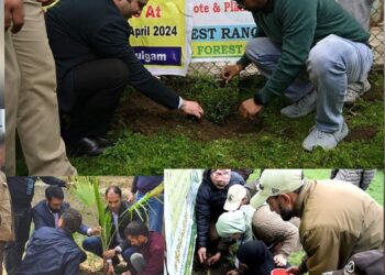 Lok Sabha Elections-2024 Plantation drive brings life to 364 Kulgam polling stations under SVEEP