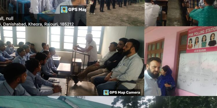Lok Sabha Elections 2024: SVEEP team Rajouri organises awareness program, signature campaign at GBHSS