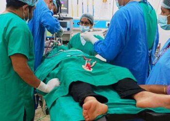 Maiden ENT surgery performed at AH Ghagwal