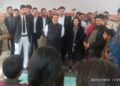 DLSA Chairman Ramban meets land subsidence victims of village Pernote.