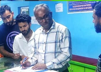 Health Department Team inspects Clinical establishments in Doda Town