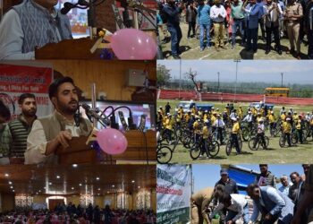 Lok Sabha Elections-2024 CEO flags off mega bicycle SVEEP rally at Budgam