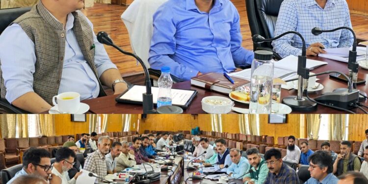 Bhupinder Kumar reviews functioning of PWD in North Kashmir