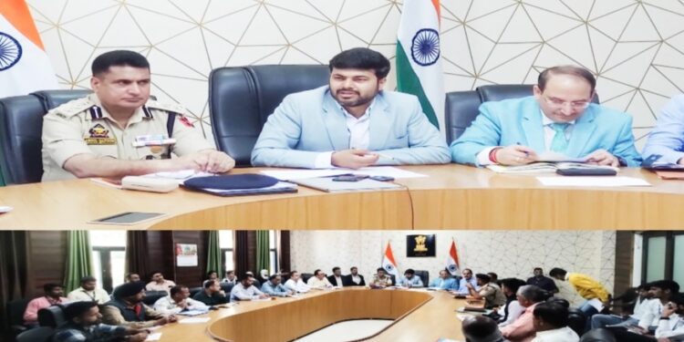 DRSC discusses District Road Safety Plan at Kishtwar