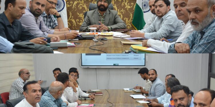 DC Doda chairs District Co-operative Development Committee meeting