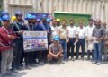 Labour Department, Child Helpline aware construction workers about Do’s and Don’ts during current heat wave and thunderstorm /lightning in Ramban