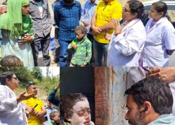 Doda: Medical team visits village Thanalla to address Skin Disease among children