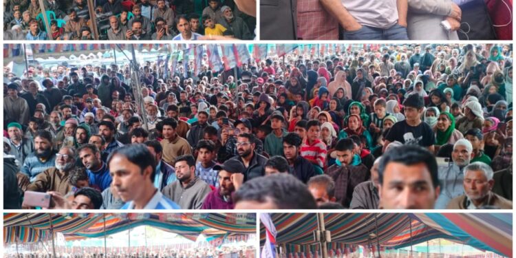 Usman Majid Urges People to Come Out in Large Numbers and Vote in Favor of Sajad Lone, a Joint Candidate of PC Backed by Apni Party.