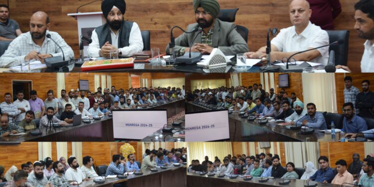 Deputy Commissioner reviews MGNREGA, other RDD Works in Doda District