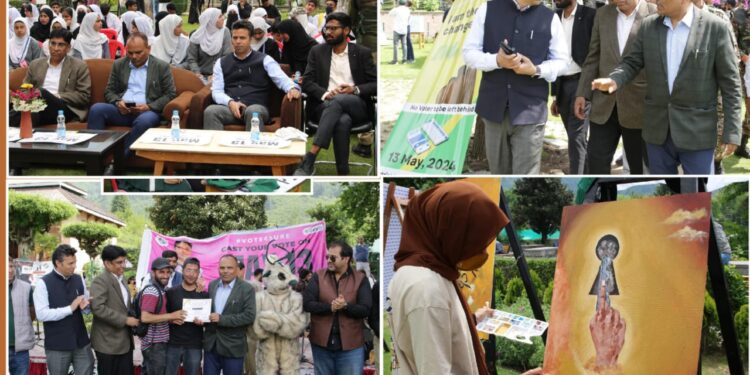 Lok Sabha Elections 2024 Jashn-e-Intikhab under SVEEP organised at Chashma Shahi Garden