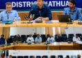 RO Udhampur PC chairs meeting with Political Parties to ensure smooth counting of votes