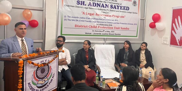 DLSA Samba organises awareness programme on Juvenile Justice