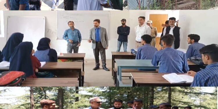ADC Handwara visits Jamia Jadeed, addresses grievances of people Also inspects different schools