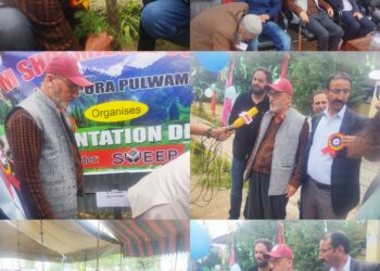 Lok Sabha Elections 2024 Grand Programme held in PM Shri BMS Kakapora Pulwama under SVEEP Plantation drive remains the highlight of the program