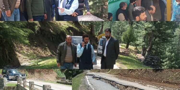 ADC Handwara visits various areas of upper Rajwar of Tehsil Zachaldara