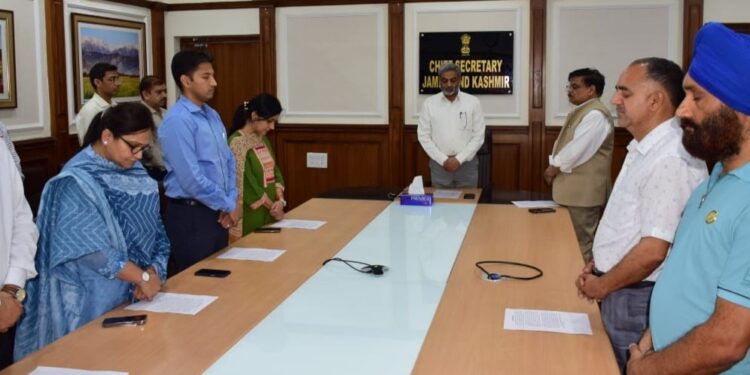 CS condoles demise of Ex-Chief Secretary, Moosa Raza