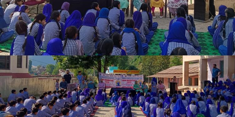 Int’l Yoga Day; Mega Yoga Camp held at GHS Chanderkote