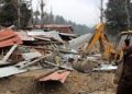 09 Illegal commercial structures demolished at Lidroo, Pahalgam