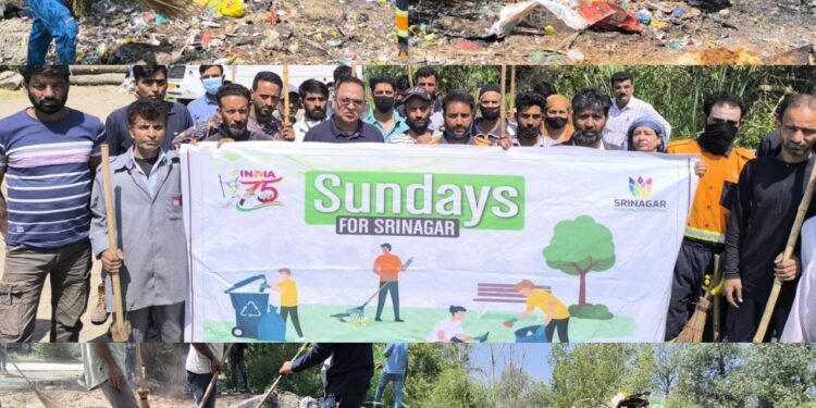 SMC Conducts Cleanliness Drive in Srinagar’s East Zone