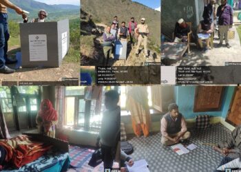 Lok Sabha Elections-2024 Home voting begins in Budgam assembly segments of Srinagar Parliamentary Constituency