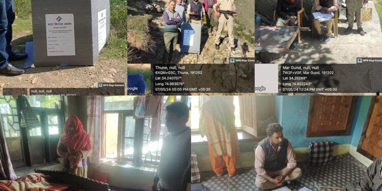 Lok Sabha Elections-2024 Home voting begins in Budgam assembly segments of Srinagar Parliamentary Constituency