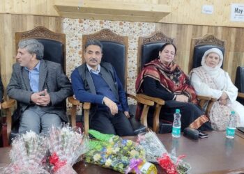 SP College warmly farewells Prof Manzoor Wani, Prof.Niyaz Wani, Prof. Rabia Ahmad & Kounsar Kirmani