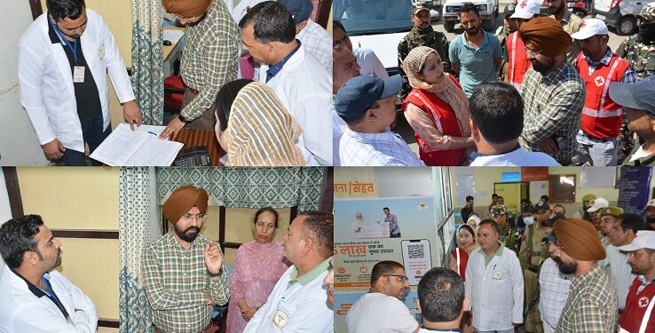 Harvinder Singh conducts surprise visit to GMC Doda