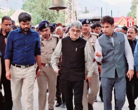 Dulloo visits Tulmulla to review arrangements for upcoming Mela Kheer Bhawani