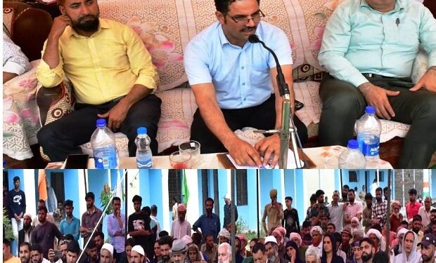 Weekly Block Diwas: DC Rajouri addresses public grievances at Peeri area of block Budhal Old