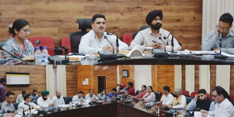 DDC Chairman Doda reviews development projects & promotion of Tourism
