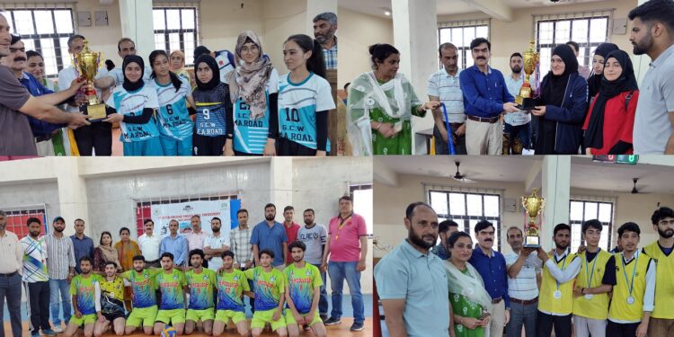 3rd Inter-College Volleyball cum T.T culminates at GCoE Srinagar