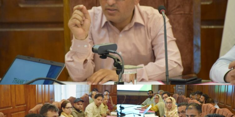 DC Bandipora chairs District Skill Committee meet