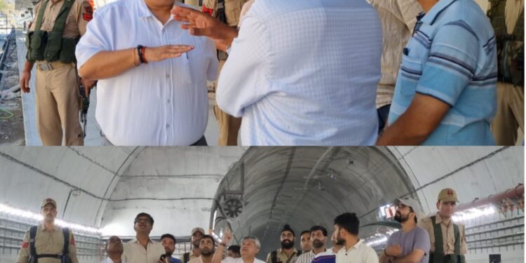 DDC Reasi inspects major infrastructure projects, stresses timely completion