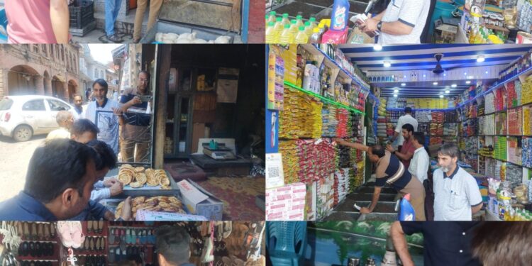 Joint Market Checking Operation ensures compliance ahead of Eid ul-Adha in Pulwama