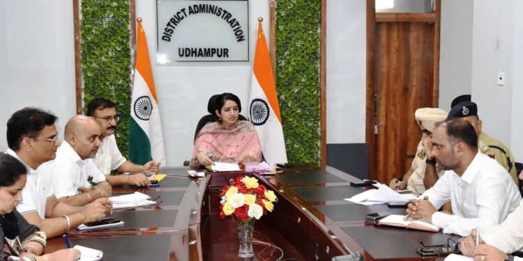 DC Udhampur finalizes arrangement for JKSSB Supervisor SWD written exam