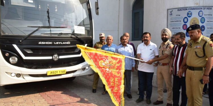 ADC Udhampur flags off Mata Kheer Bhawani Yatra