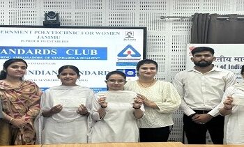 Standard Writing Competition held at Govt Polytechnic for Women Jammu