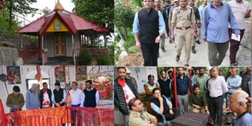 DC Kulgam visits Mata Kheer Bhawani Asthapan Manzgam