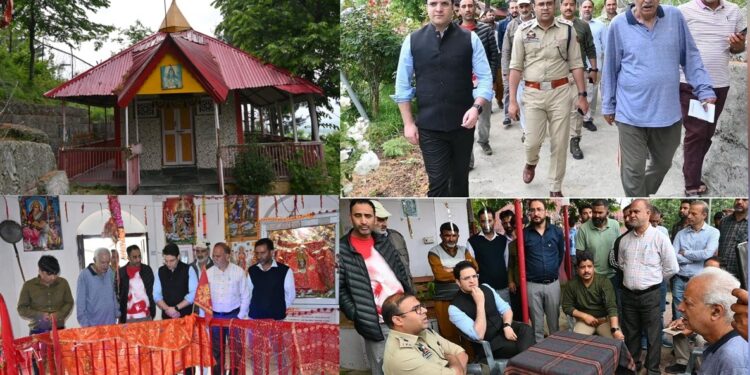 DC Kulgam visits Mata Kheer Bhawani Asthapan Manzgam